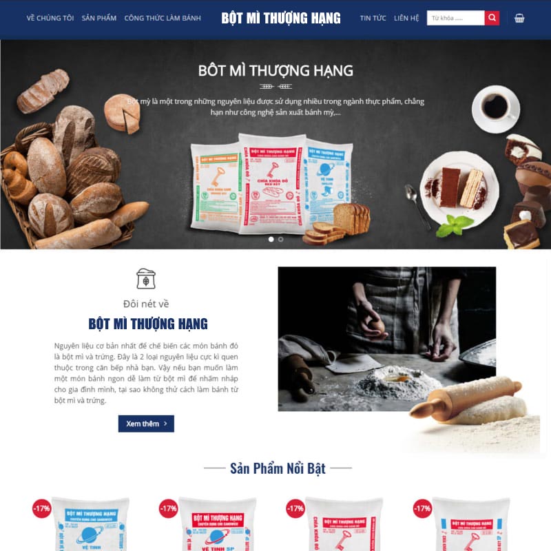 Theme web doanh nghiệp bán bột mì 1 botmi-main