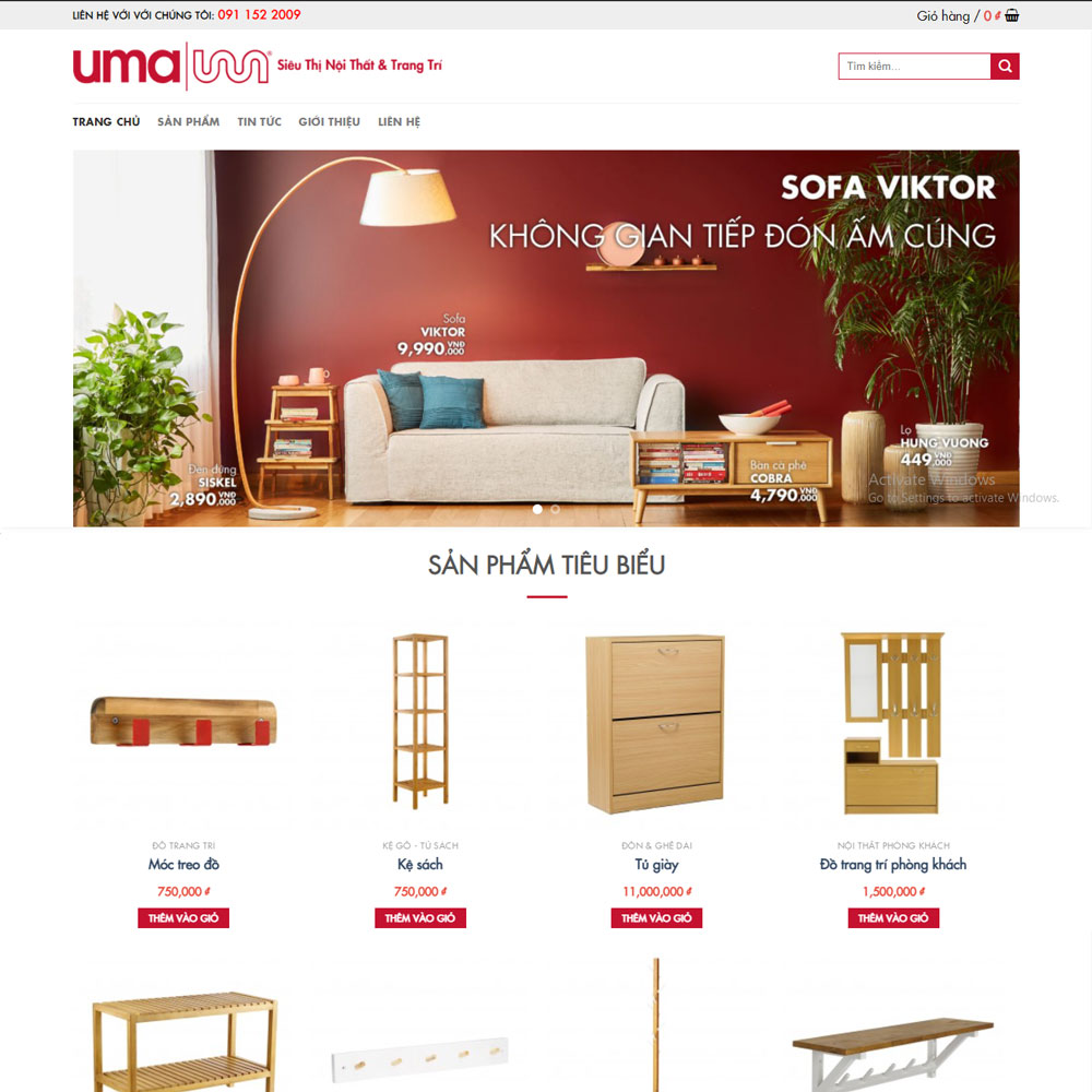 Theme Web Nội Thất 04 - UMA Furniture 1 theme-web-noithat-4-uma