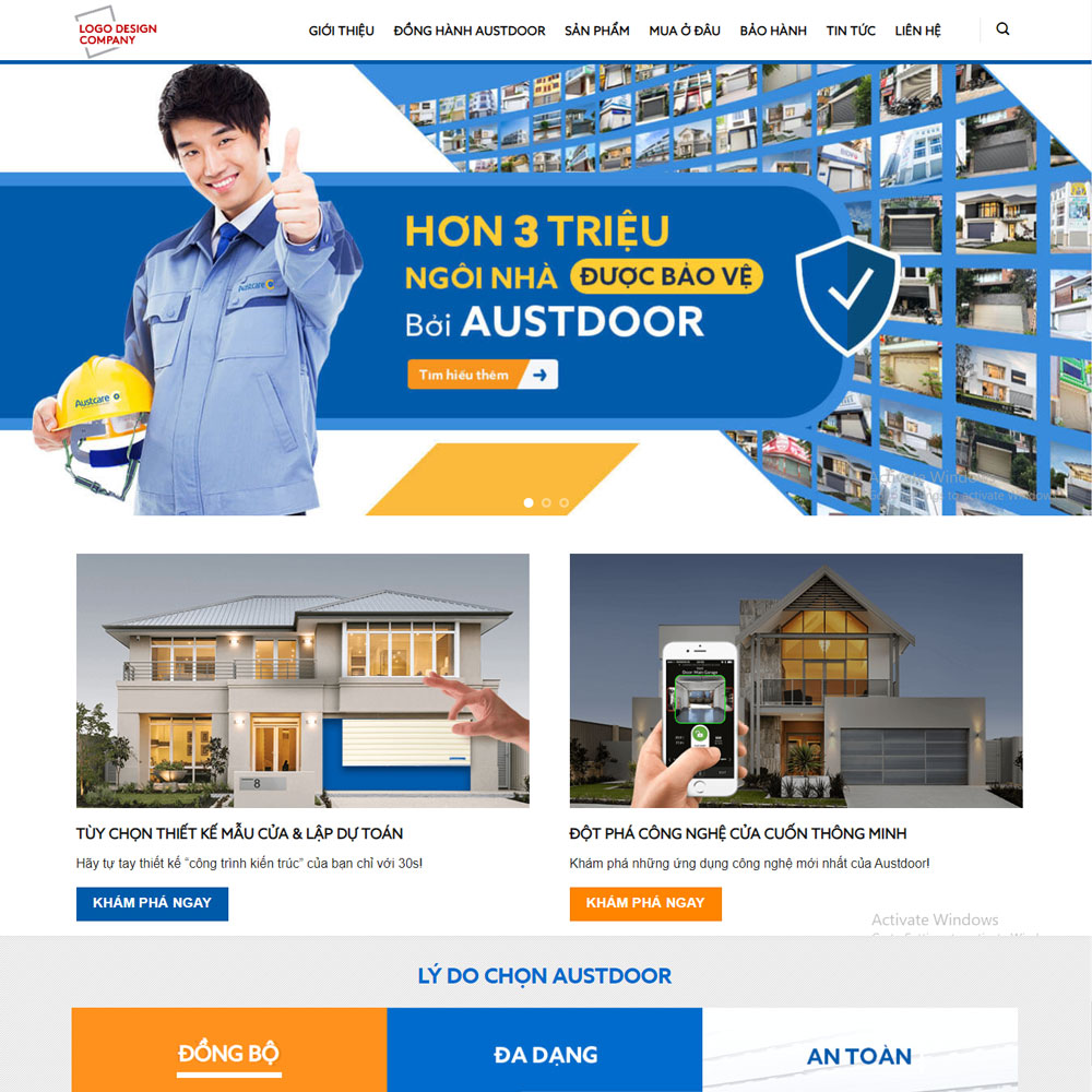 Theme Web Cửa Cuốn - Phụ Kiện Cửa Cuốn 1 Theme web bán cửa cuốn - phụ kiện cửa cuốn